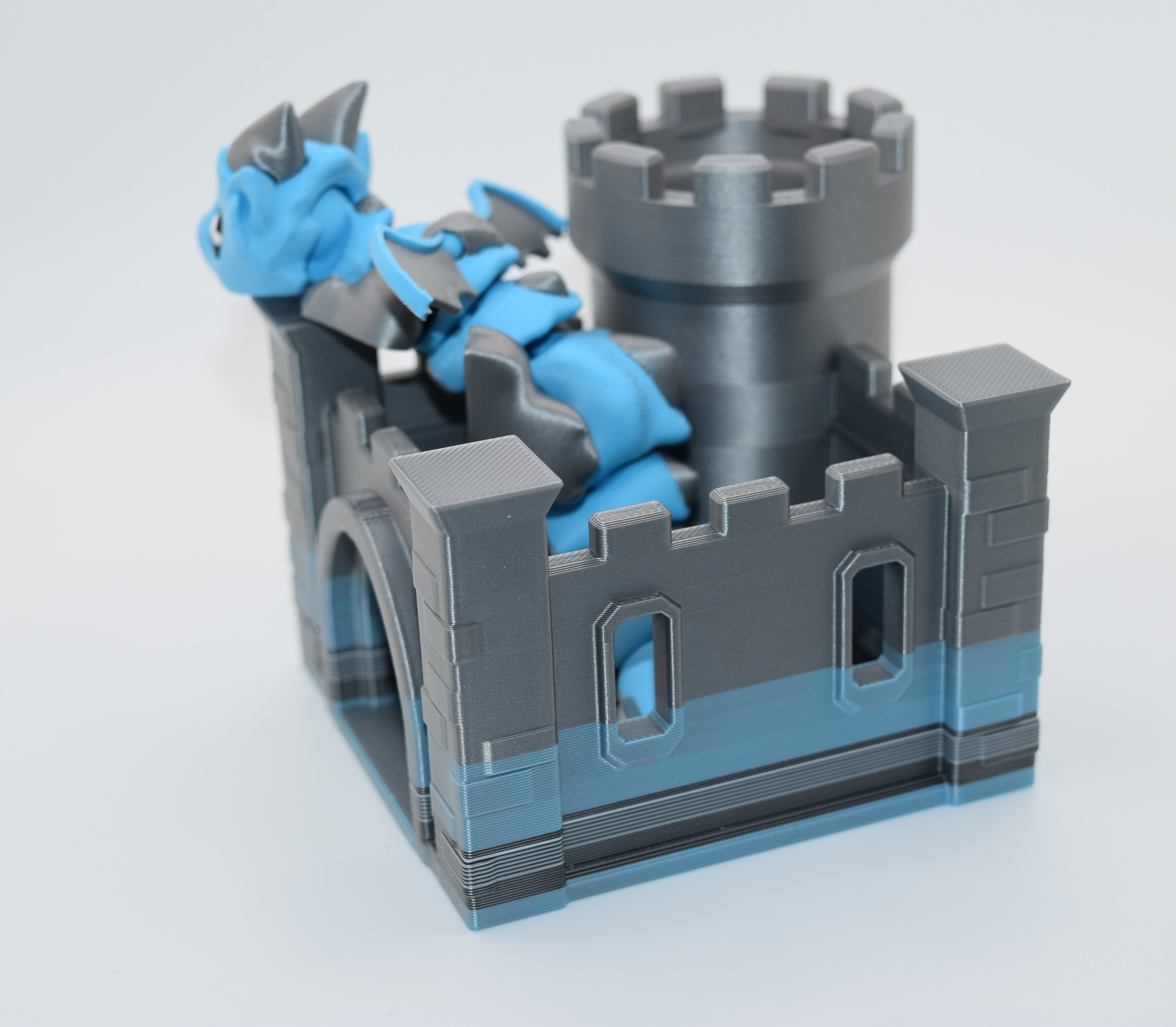 Winged Dragon and Castle