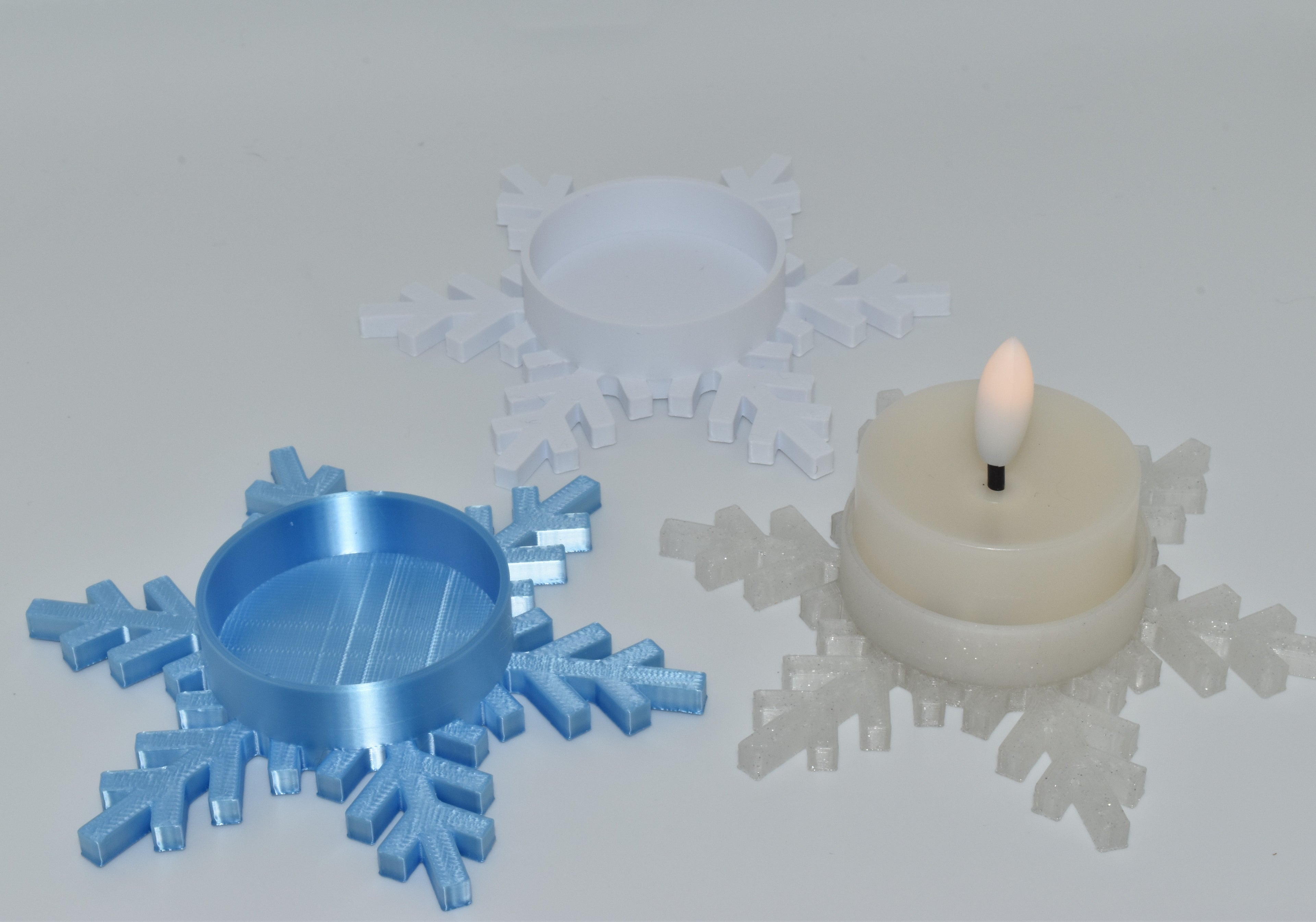 Christmas Tealight Snowflake Style 2